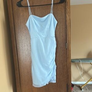 Princess Polly sparkly new light blue dress US size 0 brand new w/tags